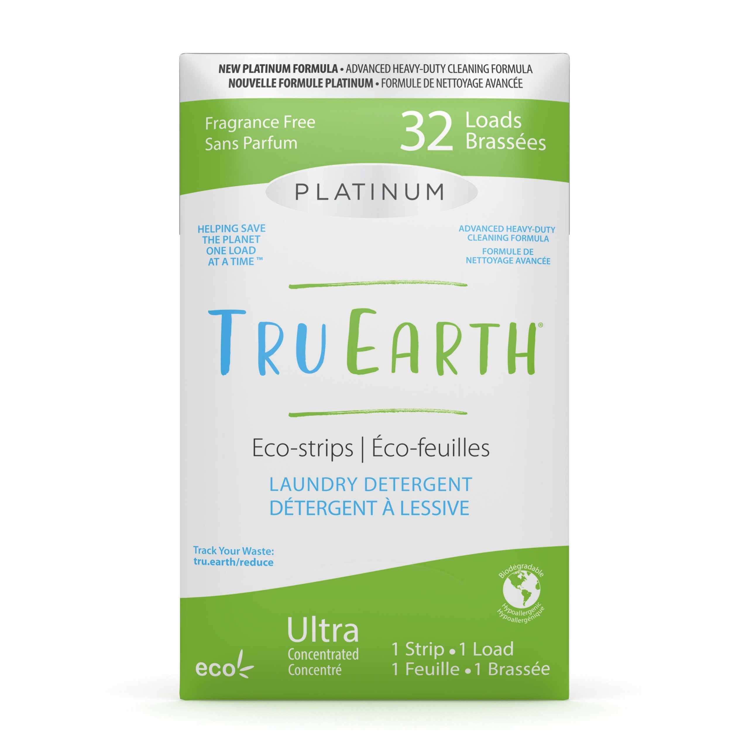 Tru Earth Eco-strips Laundry Detergent - Fragrance Free